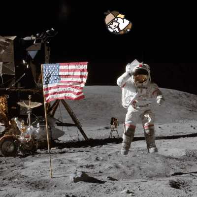 Lost footage of Amelia Watson during Apollo 11 Landing