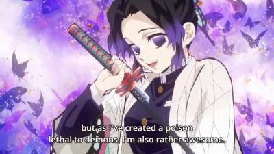 Yozora Mel impersonates Shinobu Kocho of Demon Slayer!