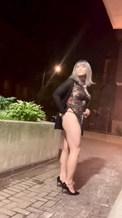 I think my dress covers up too much - what do you think?
