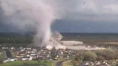 tornado in Kazakhstan