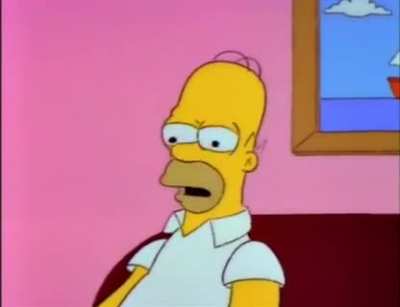 My favourite episode is the one where Homer thinks of a rhyme for "Miss Delaware"