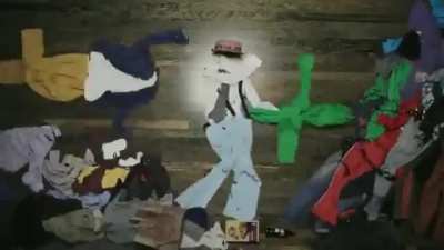 "Guerra na lavanderia" stop motion