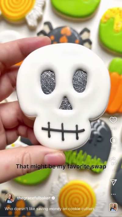 Traditional Halloween cookies (not pastels!)