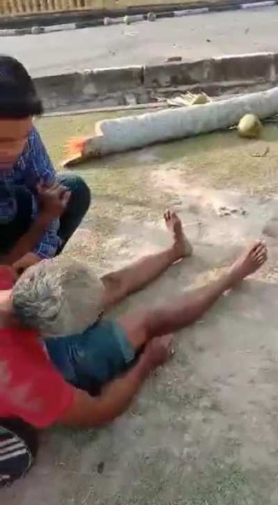 HMFT after I attempt to cut a coconut tree