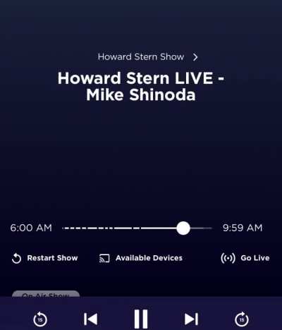 Fighting Myself (Preview on The Howard Stern Show)