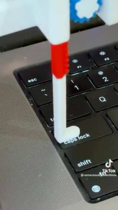 With this one simple invention, you too can type like that one idiot on Twitter that thinks they are "owning" you.