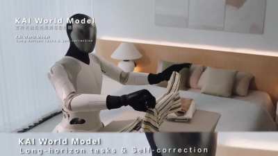 Kinetix AI teases a human like humanoid robot with a "superinteligence model" that blends vision, touch, language, action, emotions