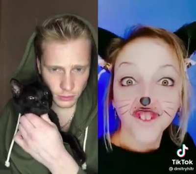 It's the dude's audio and even his cat refuses to look at this