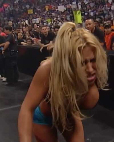Trish after losing a bra and panties match on Raw 7/00