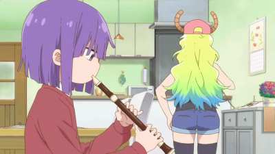Lucoa dancing to Shouta&lsquo;s flute [Miss Kobayashi&lsquo;s Dragon Maid S]