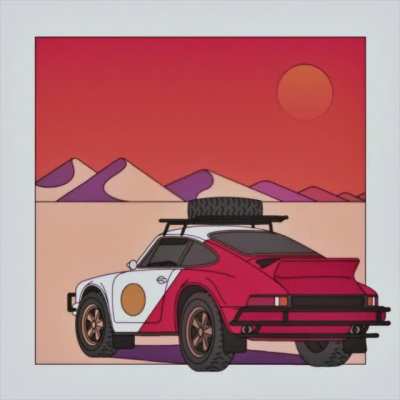 My first NFT. I know people are divided on the Porsche Safari, but I love them! Now just need to sell this for loads so I cn buy one for myself 😅