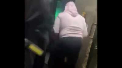 Dude Knocked out by a Transgender he was Mocking