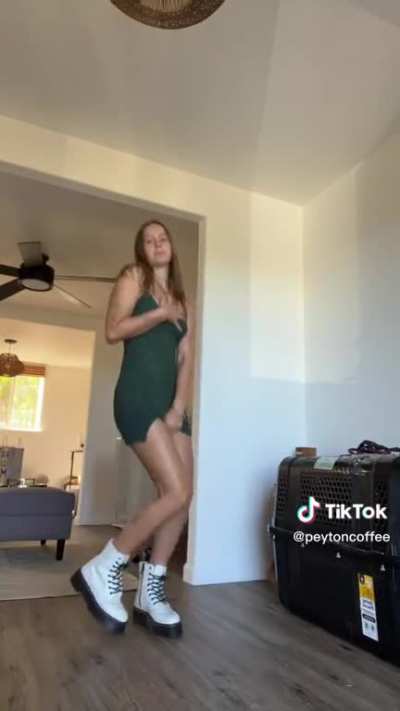 Green dress