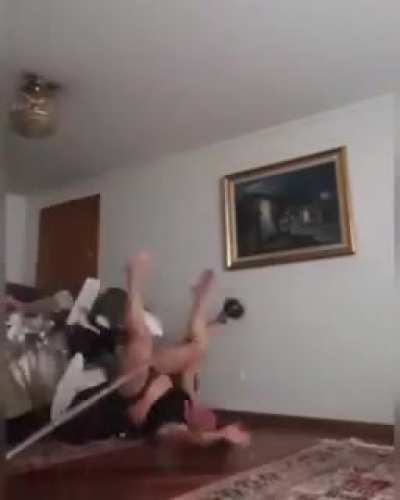 HMC while I try to pole dance