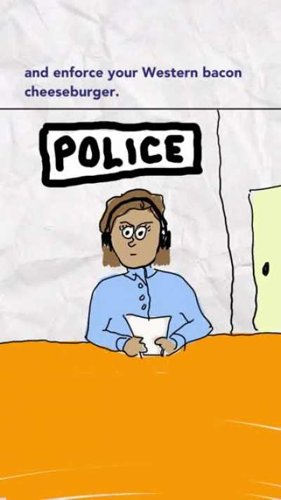 🟥🟨🟦👉 Lady calls 911 over wrong Burger King order (real audio from jimrob4 on YouTube)