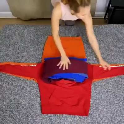 An efficient way of packing clothes