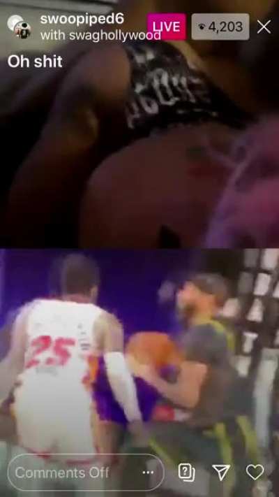 She getting fucked on live!!🤩 I&rsquo;m too quick wit it