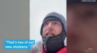 Canadian scolding a Lynx for his bad behavior