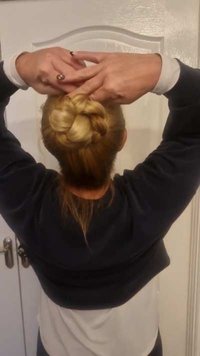 My braided ponytail