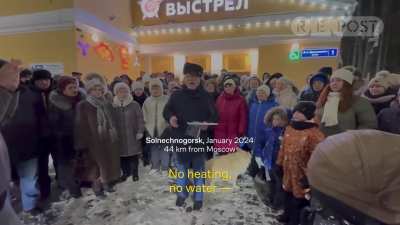 For the second year in a row, Putin&rsquo;s TV propagandists predict a cold death for Europeans. However, Russian pensioners, who are supposedly the focus of these broadcasts, don&rsquo;t have time to watch them. They are busy lighting fires on the streets and chanti