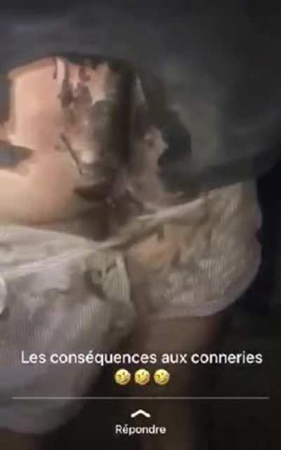 Много видел таких видео, но с последствиями первый раз