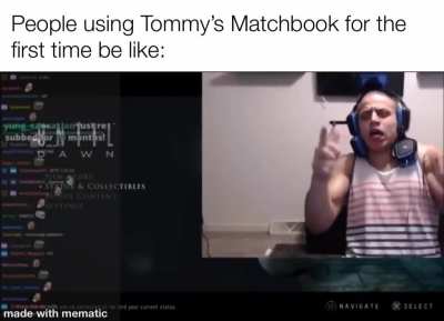 Haha Matchbook go brrrr