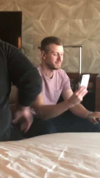 After 10 attempts of filming an Instagram ad his friend couldn&rsquo;t hold in the laugh. It was the perfect take.