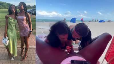 Family beach trip