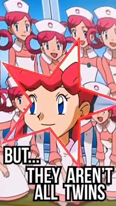 Nurse Joy is a pokemon