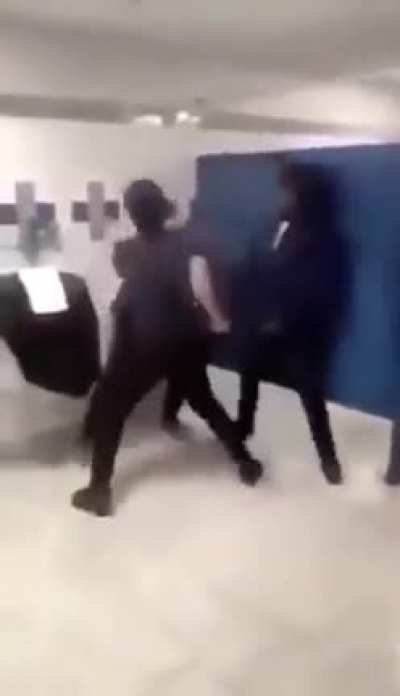 Thrilling fight
