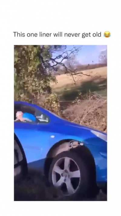 You can&rsquo;t park there sir