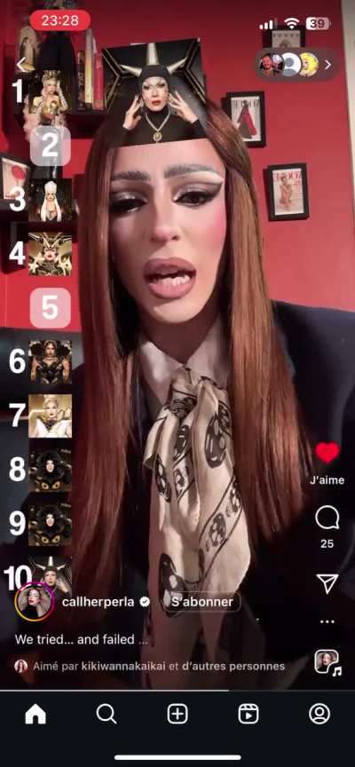 Perla rating the queens on Instagram is chaotic in the best way