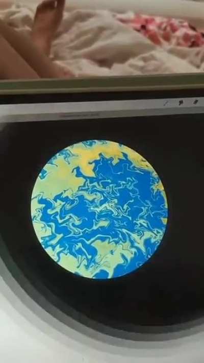 Finally I saw earth as a planet