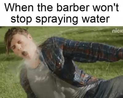 Stop it step-barber, I&rsquo;m already wet