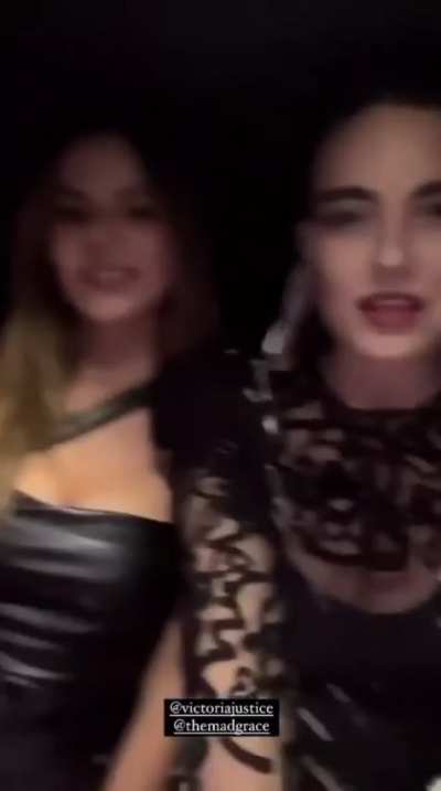 Heading to the Billboard party with Nikia and Madison | IG November 2023
