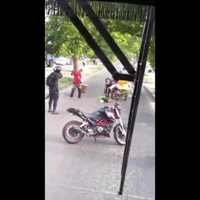 Old Man With a Machete Shot by Police in Uruguay