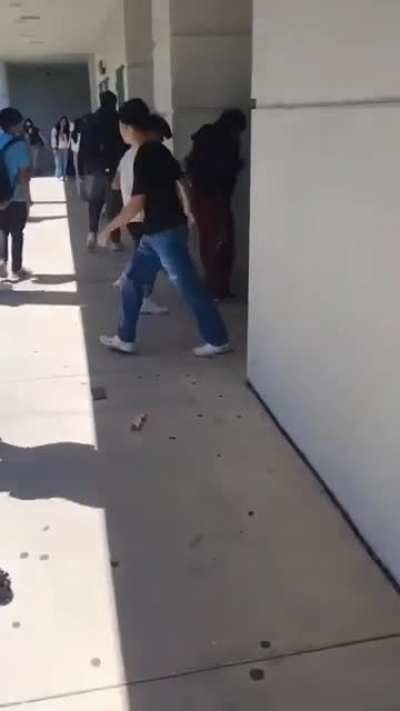 Dude gets jumped for apparently "Talking to a middle schooler"
