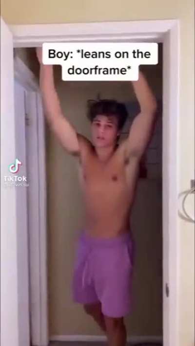 *leans into door frame*