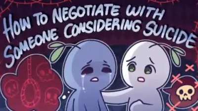 trading suicide prevention advice for the people who post trade offers in the server