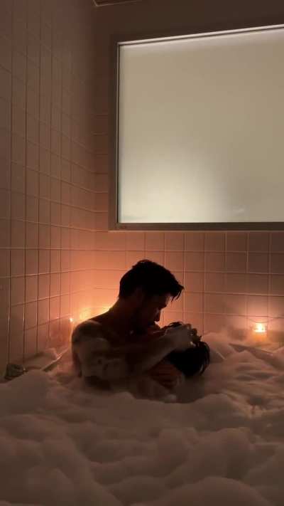 Late night bath