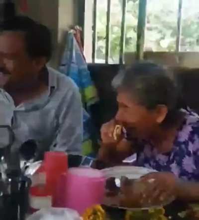 Perfectly cut laugh