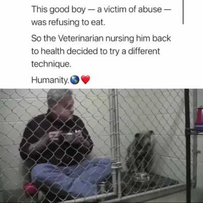 Restoring faith in humanity.