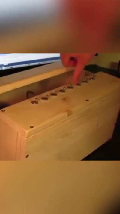 Machine flicks switches back off