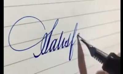 Good penmanship