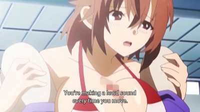 sit-ups and boob job [Shigokare: Ecchi na Joshi Daisei to Doki x2 Love Lesson!!]