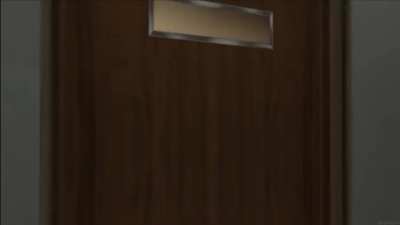 Kiryu discovers that doors make sounds.mov