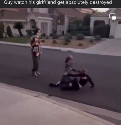 He watched & recorded his girlfriend getting beat up