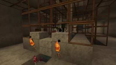 Die nachgebaute Monsterfalle aus dem Minecraft LP