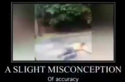A slight misconception of accuracy
