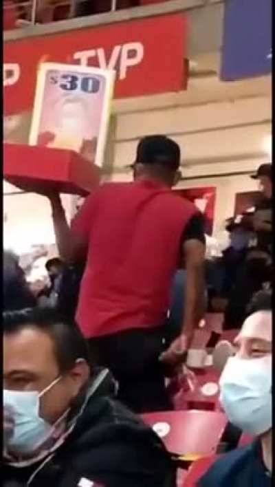Mexican lady gets kicked out for flashing